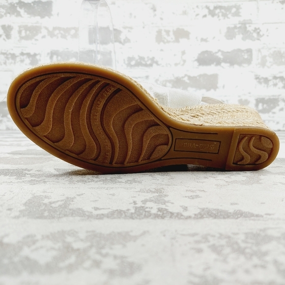 New Bella Vita Espadrille Cheerful Black Wedge Sandals O253 - Picture 8 of 12